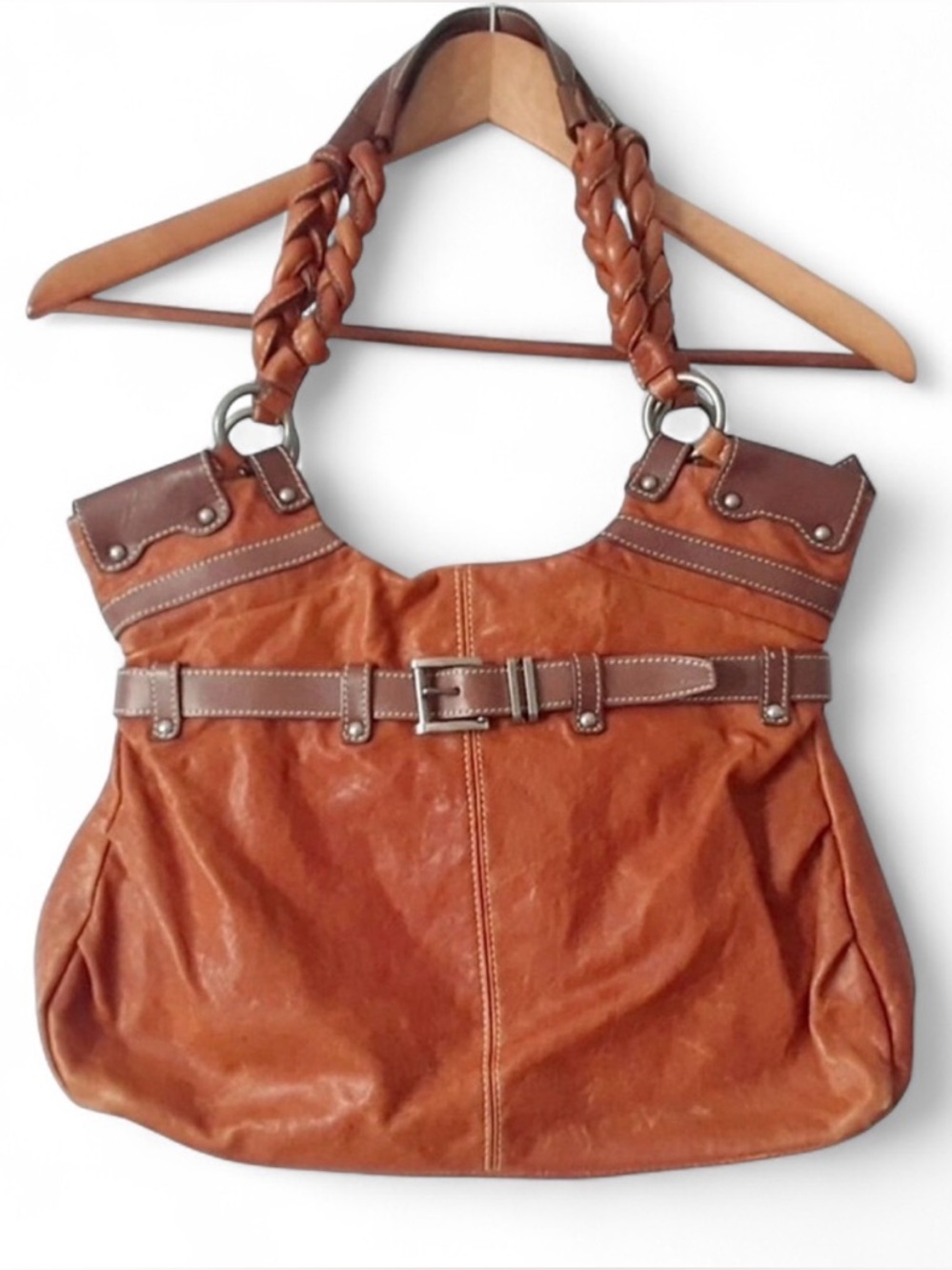 Y2K RARE DANIER Leather Vintage Hobo Shoulder Bag